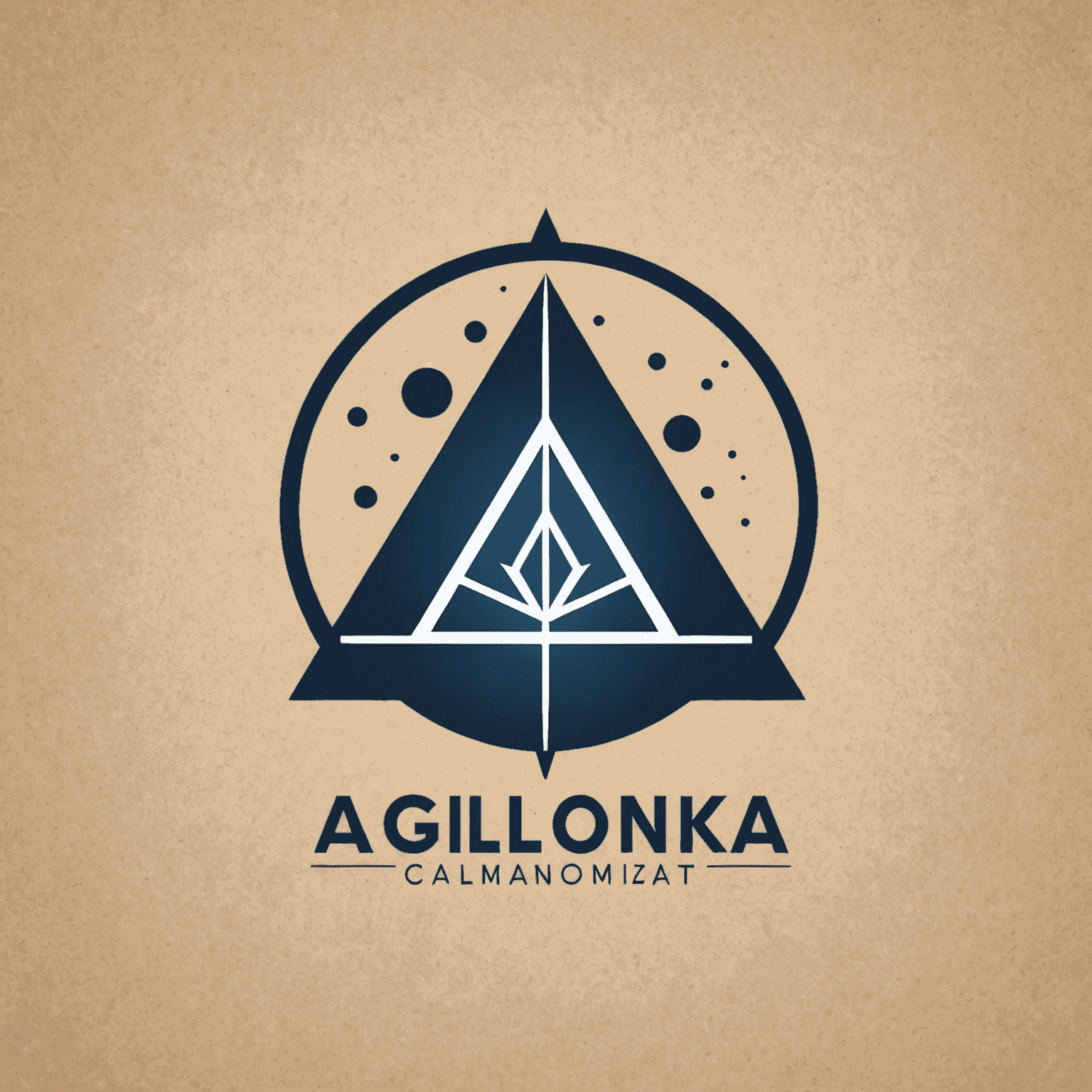 AgilConKa logo - A modern, sleek design incorporating elements of talent management and multilingualism