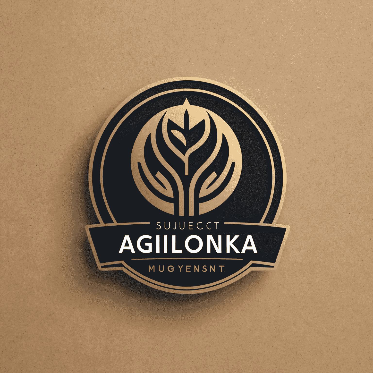 AgilConKa logo - A modern, sleek design incorporating elements of talent management and multilingualism